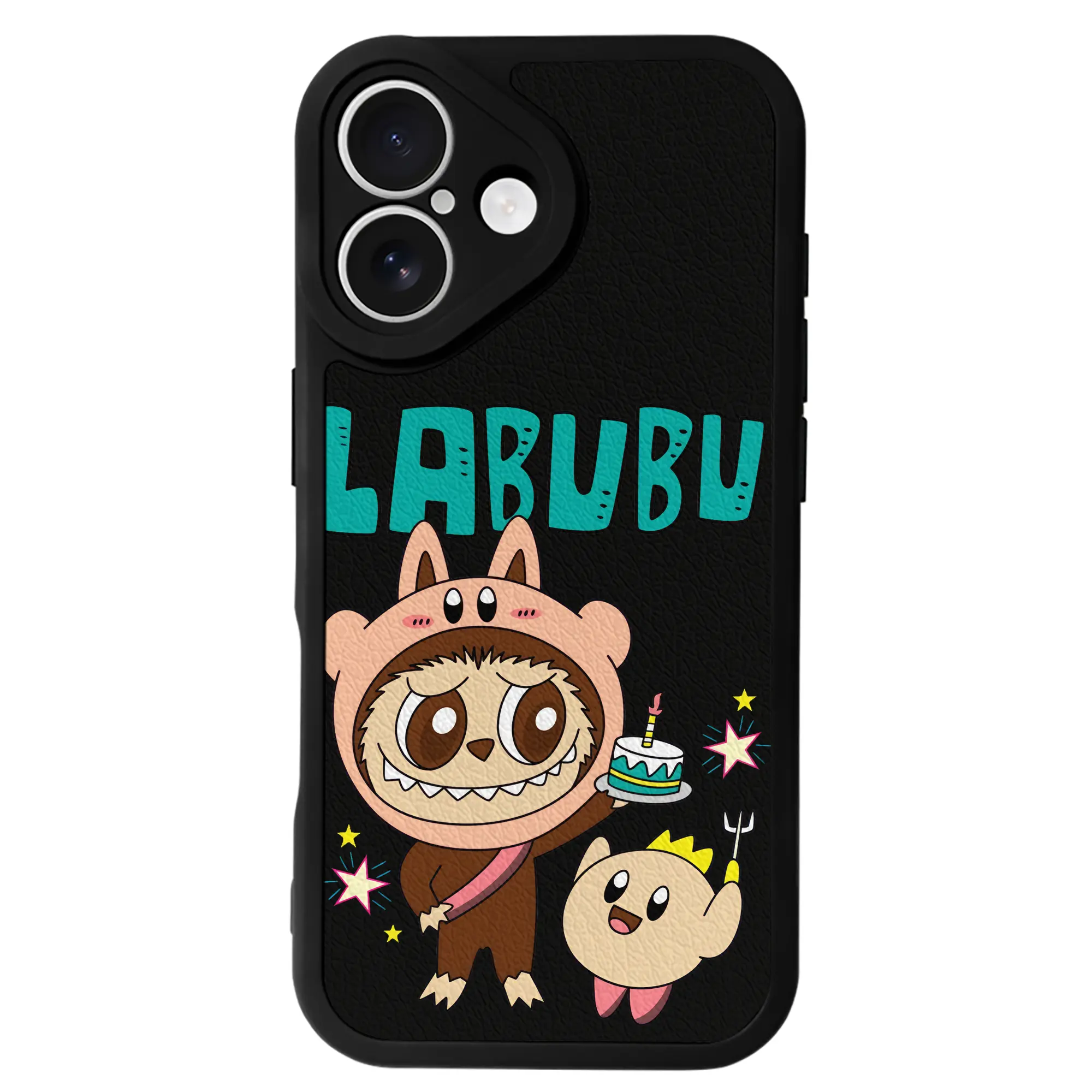 ラブブ グッズ モココ - IPhone 16シリーズ対応 ・ シリコンスマホケース ・ レザー調 ・ 高精度フィット ・ 耐衝撃 ・ ワイヤレス充電対応 ・ 精密カット